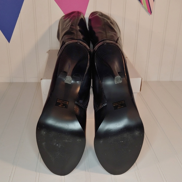 Steve Madden Brandey Black Paris Heeled Boots size 10 - Picture 5 of 16